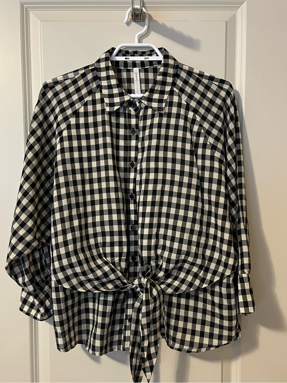 Iris Setlakwe Tie Front Blouse Size 10